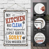 American retro Foam Decorative Painting-Last Week's Clean Sweep: A Vintage Kitchen's Reminder